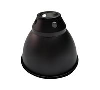 Lampe pour terrarium - Couvercle réfléchissant en métal, support de lampe basking, boîtier ampoule UVB, dôme thermique pour reptiles avec conception d'émission lumineuse focalisée | Lampe