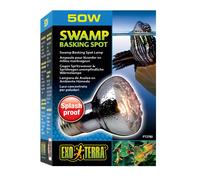 Lampe pour terrarium Exo Terra Swamp Basking Spot 50W Argenté 6,5x6,5x10 cm