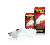 Lampe pour terrarium Exo Terra UVB200 26W Blanc 6,5x6,5x18 cm