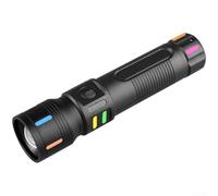 Lampe pour torche 14.5cm Autonomie 15 Heures Lampe pour torche(B) | 1000 lumens max, charge rapide USB-C, écran LCD , 5 modes lumière, pour idéal noirceur
