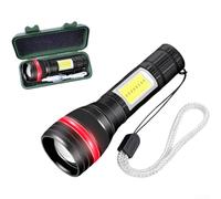 Lampe pour torche LED Rechargeable USB Zoomable Magnétique Lampe | Alliage aluminium pour robuste, légère, résiste pour chutes et rouille, couleur , design compact ergonomique(C)