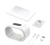 Lampe professionnelle double UV en résine - 24 perles LED - Uniformes - Lampe de durcissement pour les ongles et la protection de l'écran du téléphone - Double source de lumière