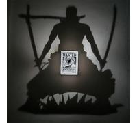 Lampe projecteur d'ambiance créative Anime Luffy Son Goku Zoro Shadow Light, veilleuse, cadeau surprise pour amis, cadeau pour les meilleurs amis, jouet A