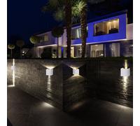 Lampe Projecteur Mural Terrassenleuchte LED Mur de Maison Up&down IP65 Blanc H