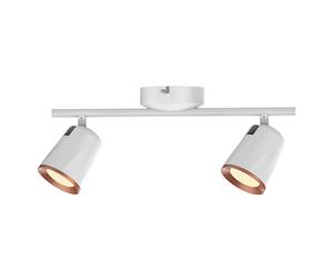 Lampe projecteur Solange Rabalux spot 2x, LED 12W, blanc, moderne