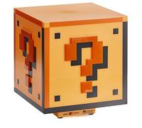 Lampe Question Block Super Mario Brothers - Marchandise Officielle Nintendo, Lampe pour Chambre, Éclairage d'Ambiance pour Salle de Jeu, Fonctionne sur USB ou Piles