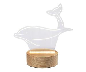 Lampe Rabalux, décorative, LED, 2 W, dauphin, Akali