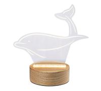 Lampe Rabalux, décorative, LED, 2W, décorations chambre enfants baleine dauphin