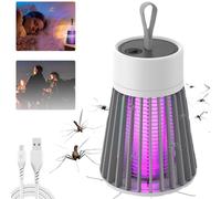 Lampe Recharge Anti Moustique Rechargeable USB - Attraction à 360 Degrés, Profitez d'un Confort sans Moustiques, Portable & étanche avec Lampe Camping Intégrées