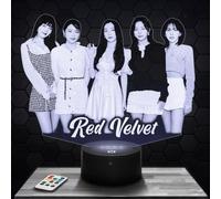 Lampe RedV deco chambre fille Lampe 3D RedV objet K-pop Corée Pop Coréene idée cadeau décoration lumière tamisée veilleuse deco bureau. Idée Cadeau Noel adolescent original