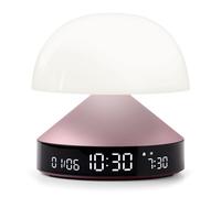 Lexon MINA Sunrise Reveil matin lumineux, simulateur d'aube et crépuscule, 5 sons naturels, lampe de chevet LED veilleuse et luminothérapie - Rose