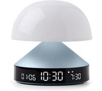 Lexon MINA Sunrise Reveil matin lumineux, simulateur d'aube et crépuscule, 5 sons naturels, lampe de chevet LED veilleuse et luminothérapie - Bleu Clair