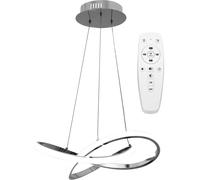 Lampe Ring Moderne Led + Télécommande App389-cp Chrome