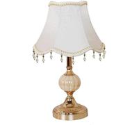 Lampe Romantique en Tissu français Haut de Gamme pour canapé élé à côté du Bureau, Convient pour Salon de thé, lit, Lampe de Table, é, Restaurant Occidental, décoration de façade (C)