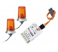 Lampe ronde orange m. E. (2) 15x10mm