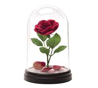 Lampe Rose Enchantée Belle et la Bête - Cadeau Disney Officiel, Activation Tactile & Alimentée par USB ou Piles, Décor Disney
