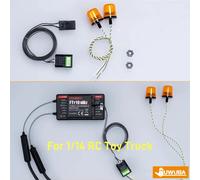 Lampe rotative à LED, modèle Rc 1: 14e, éclairage pour tracteur Tamiya 1/14, camion Rc, toutes les séries Arocs Man TGS, etc. Rotating Light
