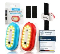 Lampe Running Rechargeable, Lumiere Chien Nuit USB C, Lumière de Course à Clip avec 4 Mode d'eclairage, Lampe Securite Nuit avec Mode Induction pour Running, Courir, Promenade, Collier du Chien