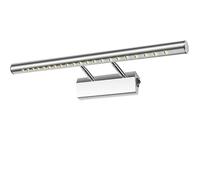 Lampe Salle de Bain Mirroir LED 5W Applique Murale Lumière Tableau Étanche IP44 Réglable 180°avec Interrupteur 40cm(blanche)