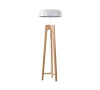 Lampe Salon Lampadaire trépied Vertical en Bois rétro for Salon, Chambre à Coucher, hôtel, canapé, côté hôtel Lampadaire