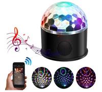 Lampe Scène Bluetooth Spot Projecteur Éclairage RVB Commande Sonore Télécommande Enceinte Musique Lumière Boule Soirée DJ Effet
