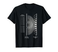 Lampe Scientifique Physique quantique à Double Fente T-Shirt Graphique avec Valeur