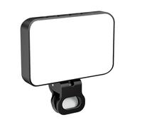 Lampe selfie, 10 x 8,5 x 4 cm, idéale pour les studios à domicile, lampe LED à pince avec éclairage de remplissage réglable, accessoire de voyage pour le maquillage, le vlogging, la diffusion en direc