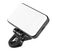 Lampe selfie, 10 x 8,5 x 4 cm, idéale pour les studios à domicile, lampe LED à pince avec éclairage de remplissage réglable, accessoire de voyage pour le maquillage, le vlogging, la diffusion en direc