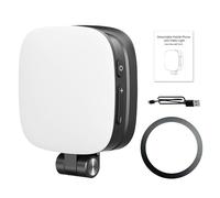 Lampe Selfie Magnétique | Lampe LED Magnétique pour Selfie sur Smartphone,Lumière Rechargeable Pliable avec Miroir Maquillage Et Éclairage Réglable pour Photos sur Téléphone Et Tablette