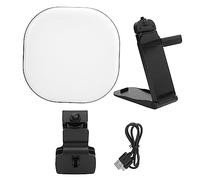 Lampe Selfie Portable avec Clip, Lumière LED Réglable 5 Couleurs, Batterie Rechargeable 2000mAh - Mini Ring Light Portable, Kit d'Éclairage LED pour Influenceur et Téléphone