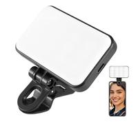 Lampe Selfie pour Téléphone,LED d'Appoint à 3 Modes avec Clip Orientable | Rechargeable Téléphone Portable,pour Streaming en Direct Voyage Maquillage Photographie Conférence