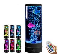 Lampe sensorielle en forme de poisson pour bébé, veilleuse d'aquarium, tube lumineux sensoriel en forme de poisson, lampe d'ambiance en forme de poisson, télécommande pour décoration de maison,