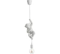 LAMPE singe SUSPENDRE RESINE BLANC (39x13x15cm) JOLIPA JLINE 94257