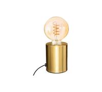 Lampe socle ""Saba"" doré H11cm - Atmosphera createur d'interieur