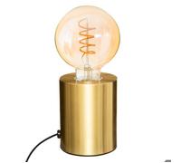 Atmosphera Lampe Saba avec socle métal H10,5 cm Doré