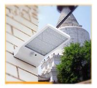 Lampe solaire 36 LED sans fil étanche avec détecteur de mouvement et lampe extérieure pour jardin Porte Entrée Lumière blanc