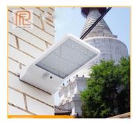 Lampe solaire 36 LED sans fil étanche avec détecteur de mouvement - FOOTIER - Blanc - Rectangulaire
