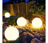 Lampe Solaire 4er Set LED Éclairage D'Extérieur Jardin Moderne Forme Sphérique