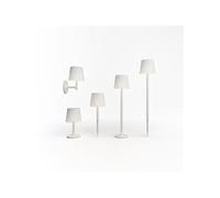 Newgarden Lampadaire à poser solaire LED intégrée 100 lm batterie rechargeable IP65 blanc chaud Noir