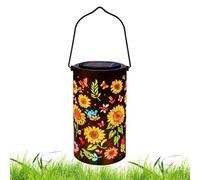 Lampe Solaire - 7 Inch Lanterne Solaire | Balise Solaiře, Éclairage Solaiře Étanche Résistant Intempéries Pour Décoration Jardin Allée Extérieure Éclairage Paysage Balcon Terrasse Cour