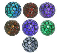 Lampe solaire à boule suspendue, Lampe solaire à boule de jardin, Lampe LED à changement de couleur, Lampe solaire à boule LED, Lampe LED pour trottoir