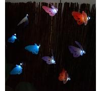 Lumière Extérieure Guirlande Solaire Piquet LED Papillons Jardin Multicolore