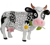Lampe solaire à LED en forme de vache marguerite - Décoration de jardin
