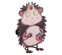 Lampe solaire à LED Lampe solaire d'extérieur métal multicolore mat hérisson-desing H 22 cm