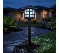 Lampe Solaire À LED Pour Extérieur Avec Piquet Noir