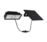 Lampe solaire à LED Projecteur mural réglable Détecteur de mouvement Lampe extérieure Lampe de jardin Lampe de terrasse, 5W 500lm blanc neutre, l x h 14,2 x 15 cm
