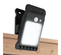 Lampe Solaire À Pince - Éclairage Jardin Ultra Lumineux | Lampes Intelligente Avec Détection Mouvement | Mur Extérieur Clôture | Camping Puissante, Économie Énergie, Installation Facile, Sécurité Mais