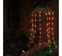 Lampe Solaire Ampoule à Enficher D'Extérieur Parapluie de Jardin Noir Cuivre H