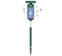 Lampe solaire anti-insectes pour extérieur, étanche, anti-moustiques, attrape-mouches, lampe décorative pour terrasse, jardin, cour (vert)