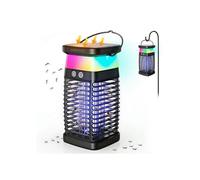 Lampe solaire anti-moustiques, piège à mouches UV LED, couvre jusqu'à 195 m², indice de protection IP45 pour une utilisation intérieure et e